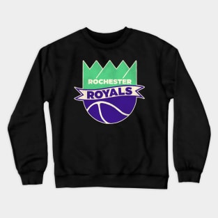 Defunct Rochester Royals Basketball Team Crewneck Sweatshirt